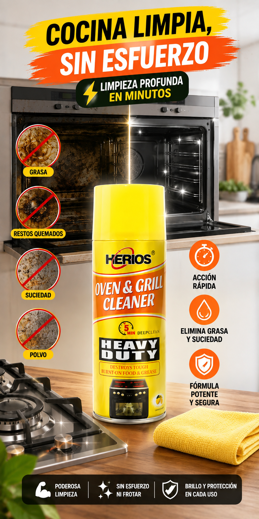 SPRAY DESENGRASANTE DE COCINA