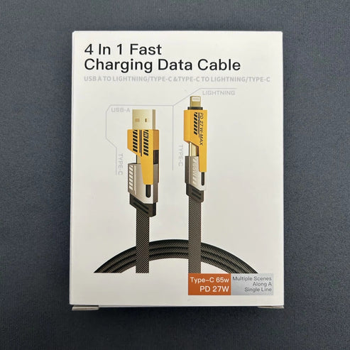 ⚡ Cable 4 en 1 Flat Wire