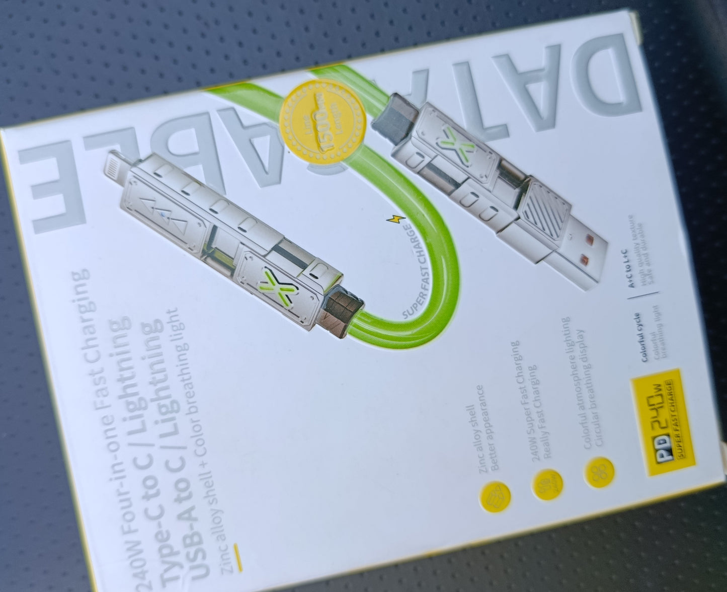 240W cable 4 en 1